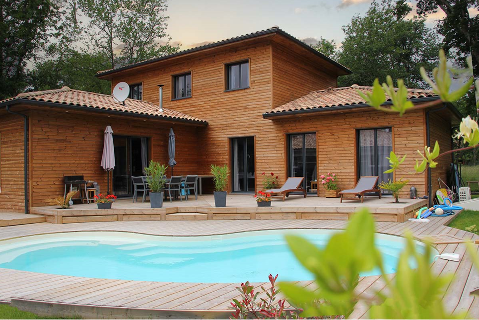 Maison à ossature bois à Carcans (Gironde)